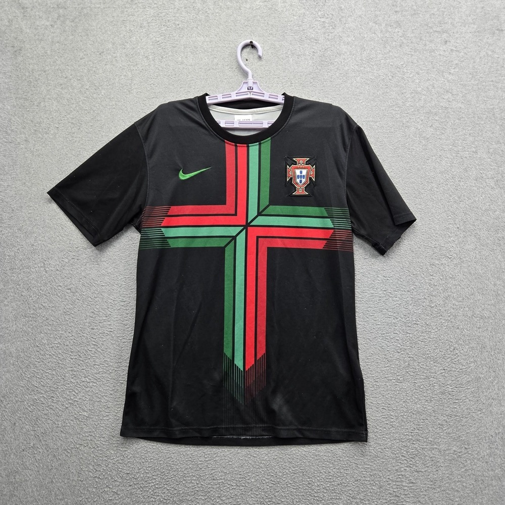Portugal National Team Men Jersey S Black Nike Training Soccer 2018 World Cup